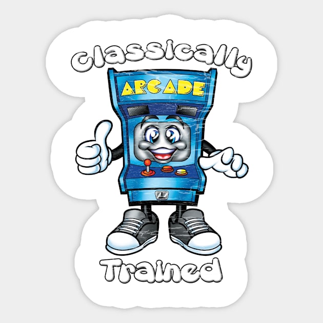 Classically Trained Sticker by Pigeon585